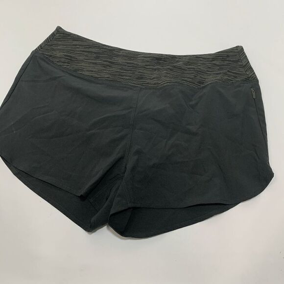 CRZ Yoga Women's Elastic Waist Lightweight Workout Shorts Black Size 12 - Picture 1 of 6